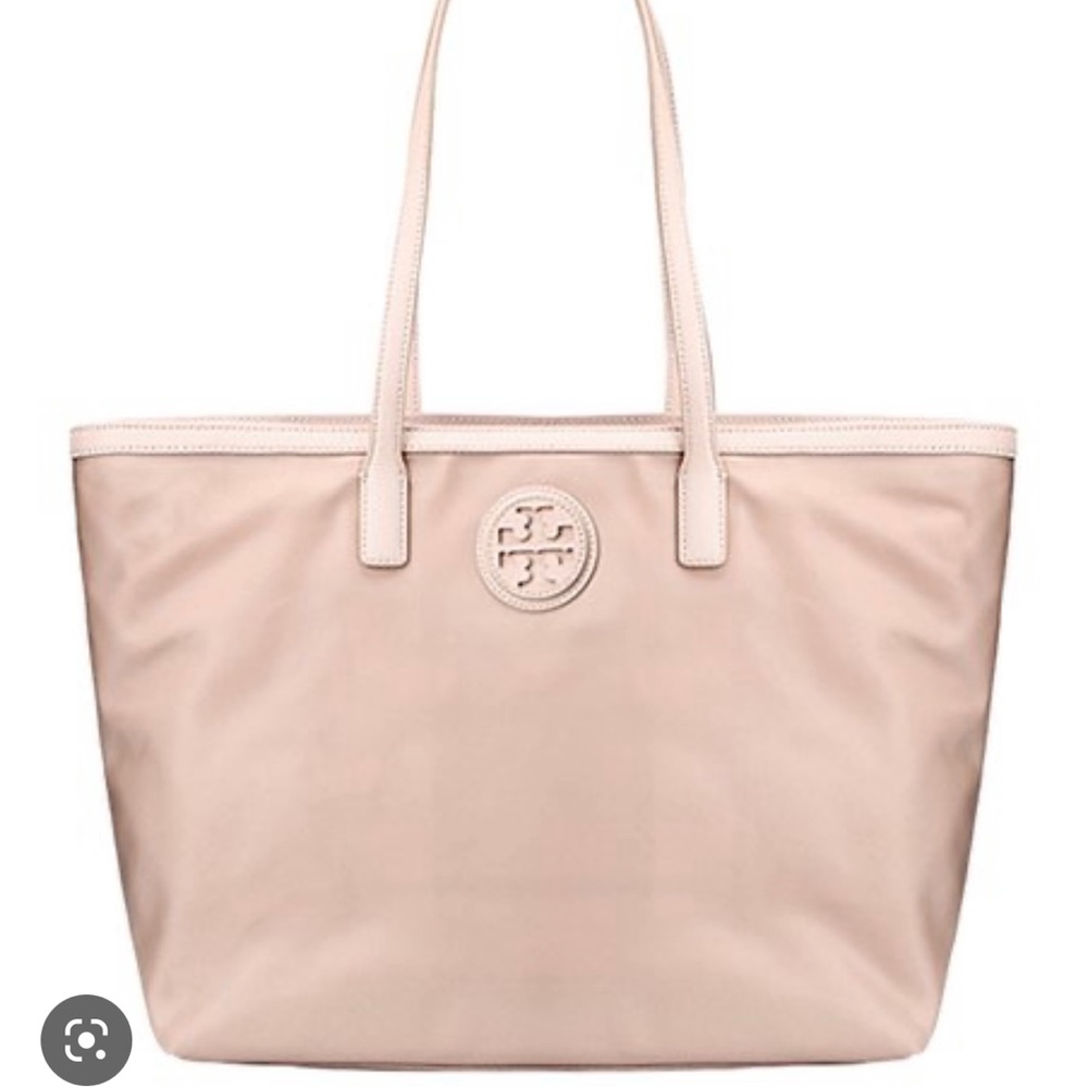 Tory Burch Light Oak Leather Strap Tote